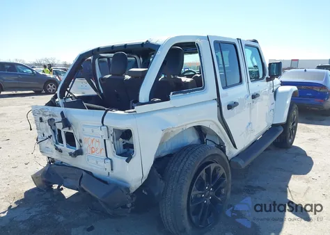 2021 Jeep Wrangler 4Xe Unlimited Sahara 4X4 из США, поврежденный, VIN 1C4JJXP62MW724232